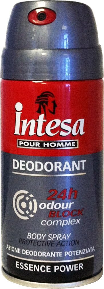 12 x INTESA Deodorante Uomo Spray Odour Block Essence Power 150Ml