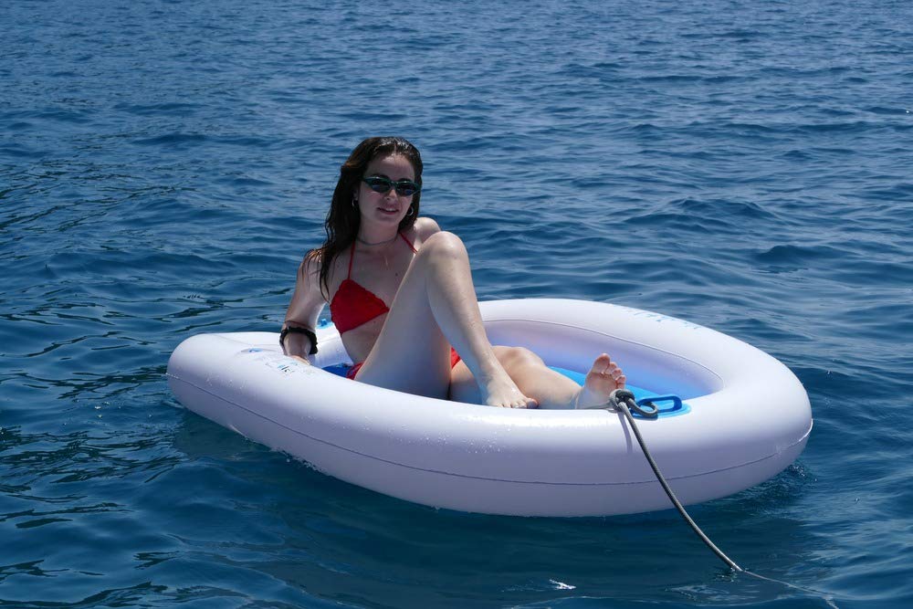 Beachart- Isola Yacht Line Materassino Ovale Galleggiante, 1631
