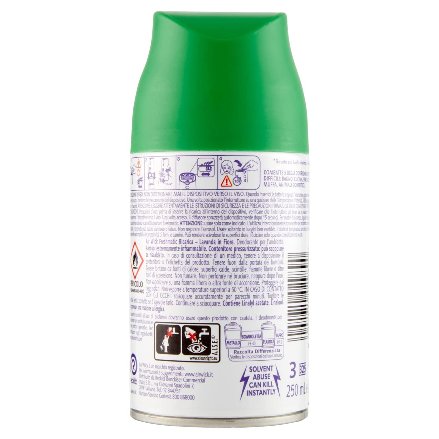Airwick Freshmatic Ricarica Lavanda in Fiore Profumatore per ambiente 250 ml
