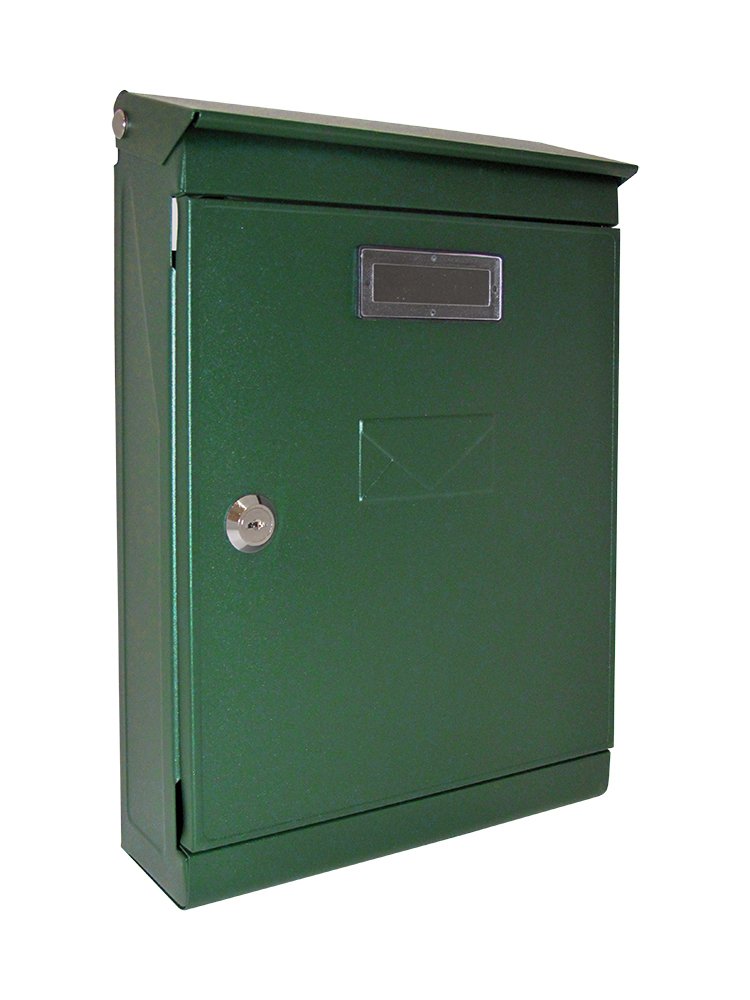Vulcania 2500EV6VE Cassetta Postale in Acciaio, Verde