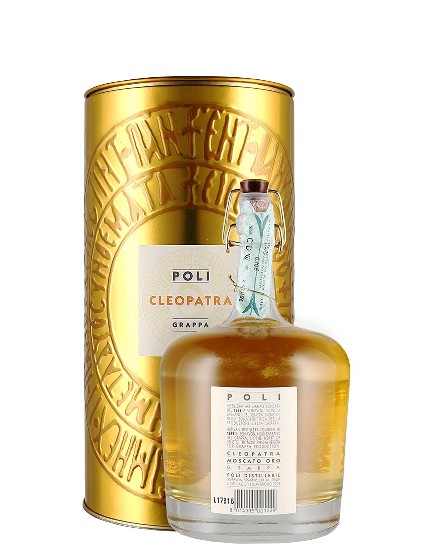 Grappa Moscato Oro Cleopatra Astucciato Poli Distillerie 0.7 l astucciato