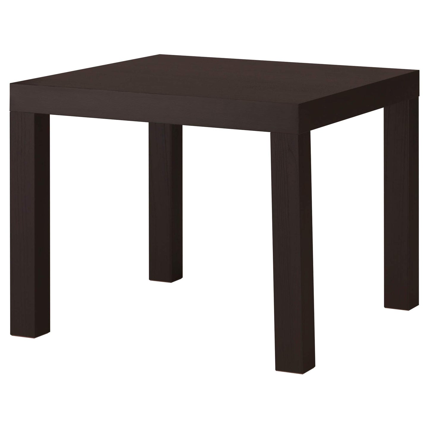 Ikea Lack - Tavolino, 55 x 55 cm, nero-marrone