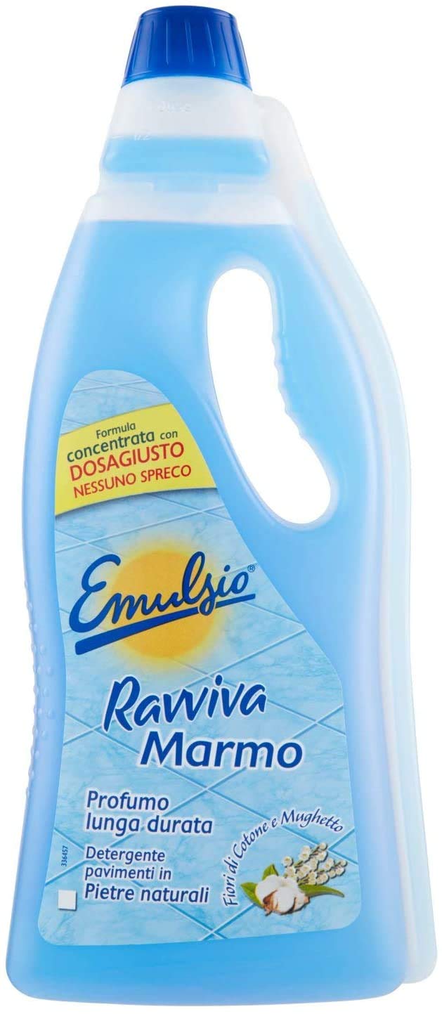 Set 6 EMULSIO Pavimenti Ravviva Marmo-ceramica blu 750 ml Detergenti Casa