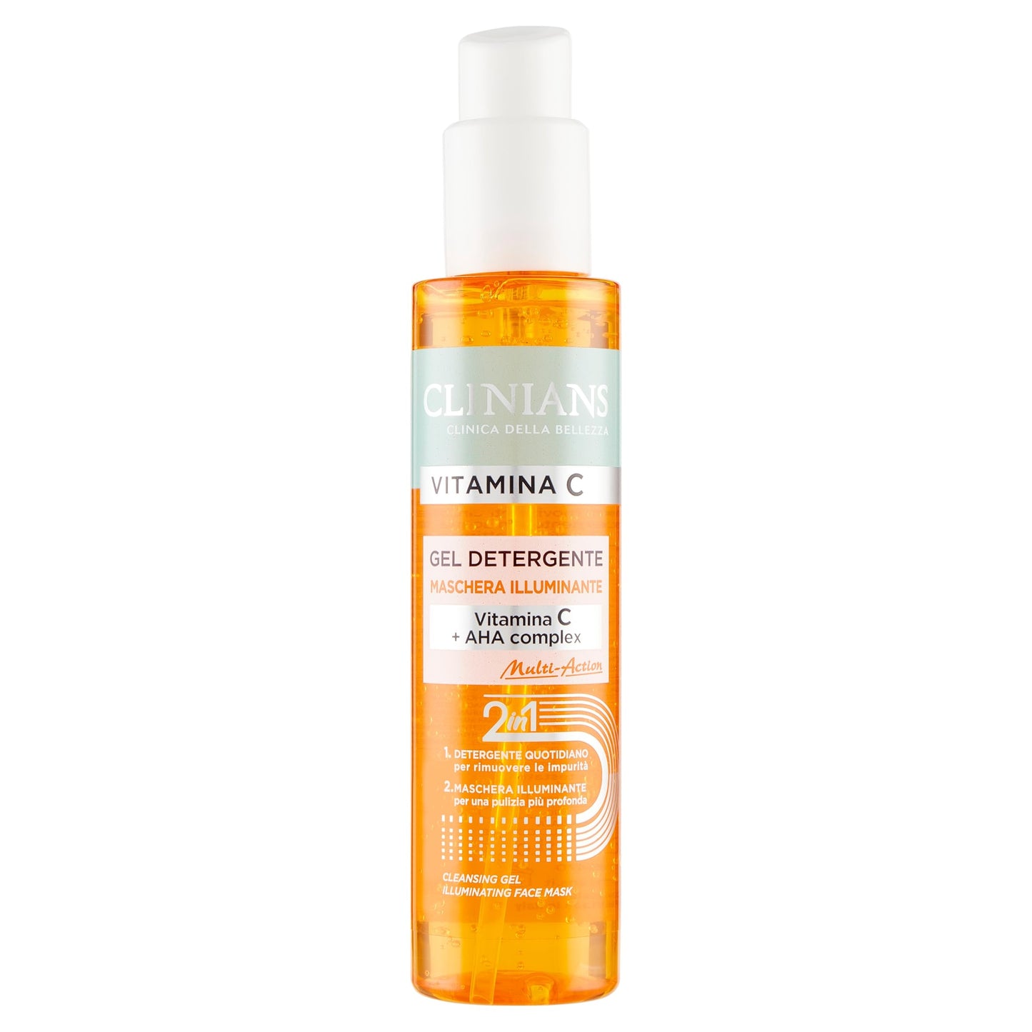 Clinians Vitamina C Gel Detergente Maschera Illuminante 150 mL