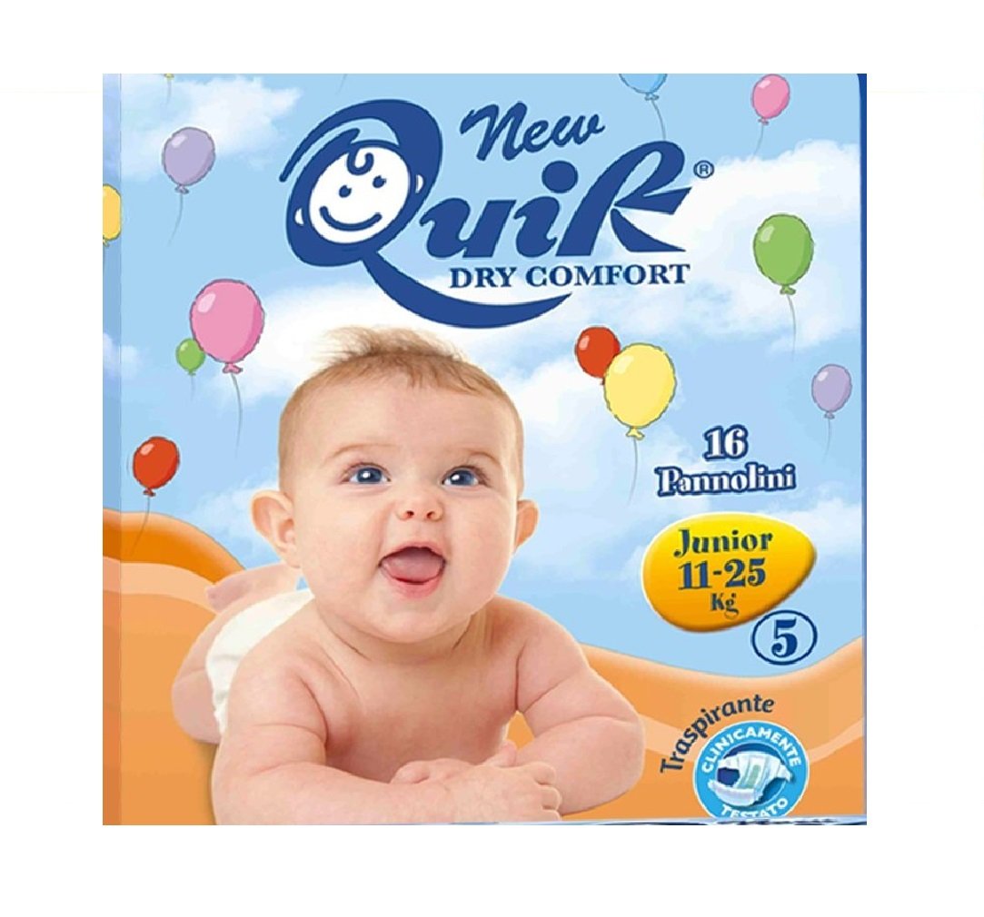 QUIK PANNOLINI 5 JUNIOR 11-25 KG 16 PZ.