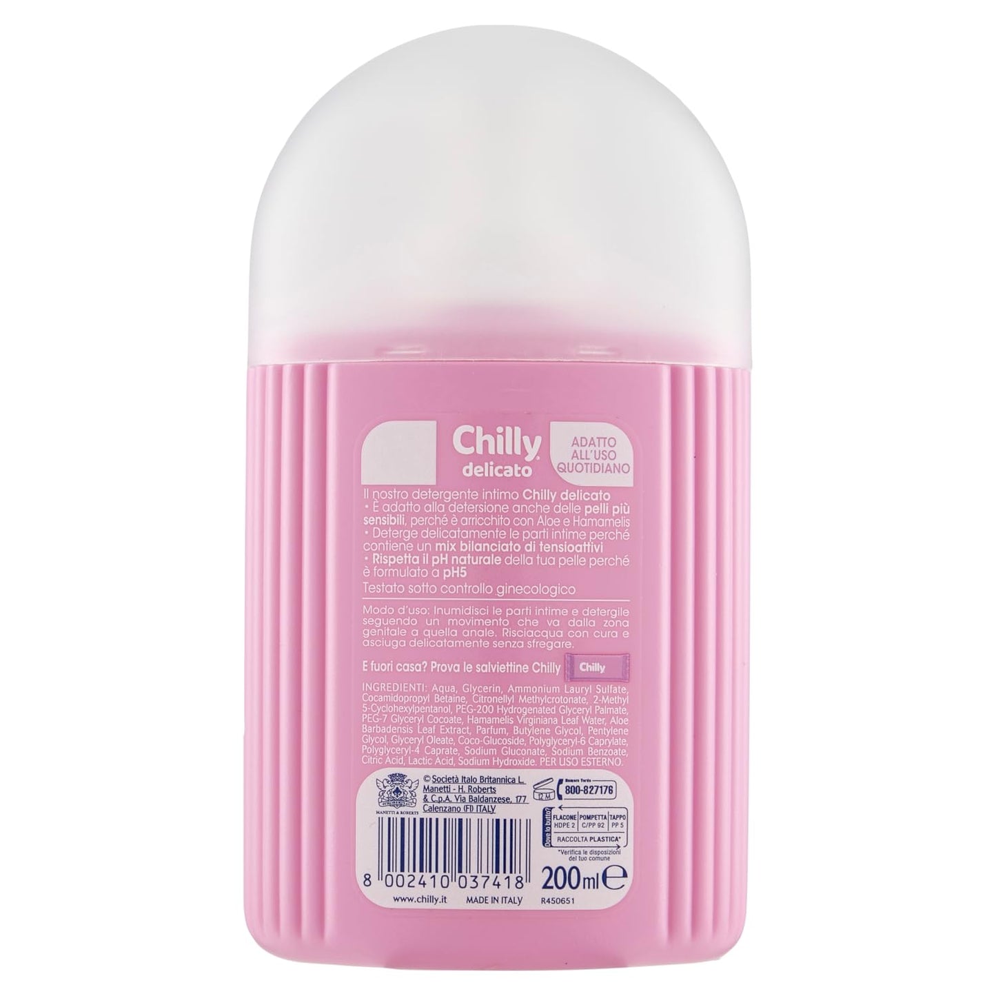 Chilly Delicato Detergente Intimo, 200ml