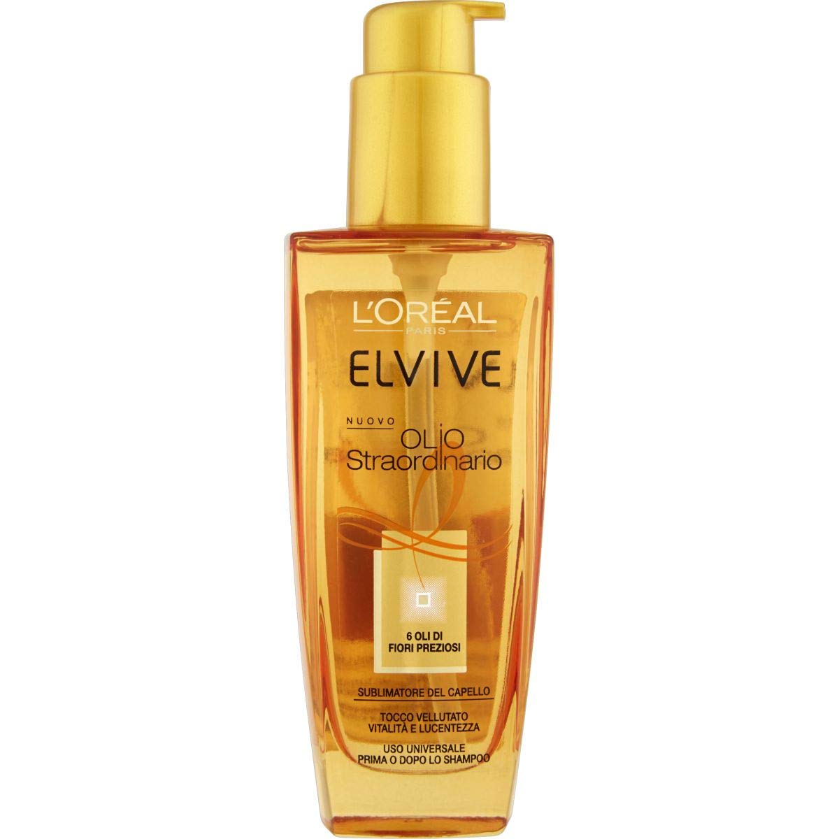 L'Oréal Paris Elvive Olio Straordinario Trattamento Nutriente per Capelli Normali o Secchi, 100 ml