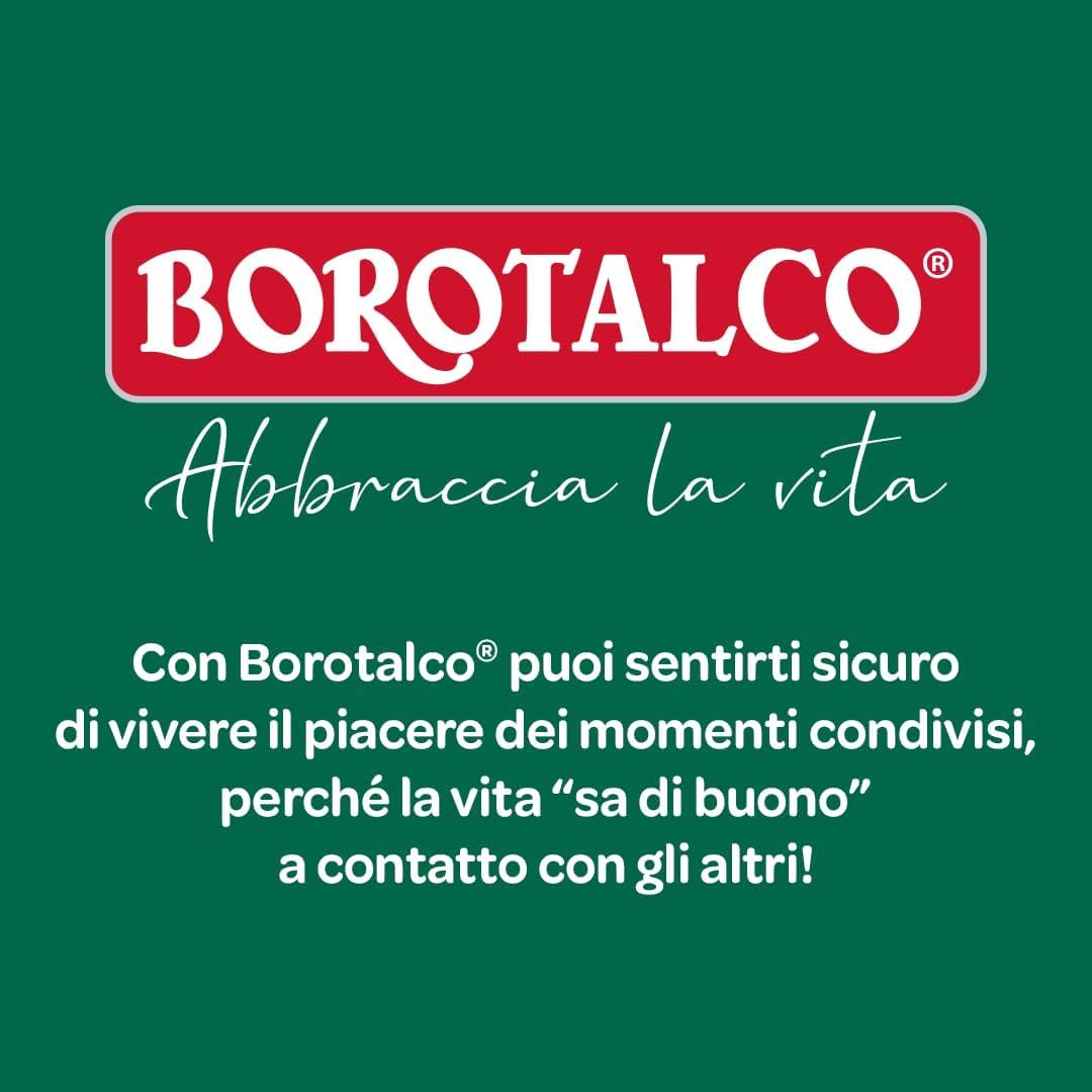 Borotalco, Deodorante Spray Invisibile Azzurro, Formula Senza Alcool con Talco Effetto Barriera, Cattura e Non Trasferisce Aloni, 48h di Efficacia, Profumo Fresco Oceanico - 1 Flacone da 150 ml
