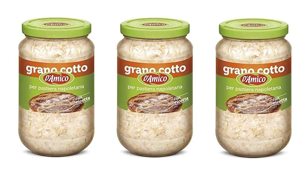 D'amico Grano Cotto per Pastiera Napoletana 580 g Grano Italiano Cotto