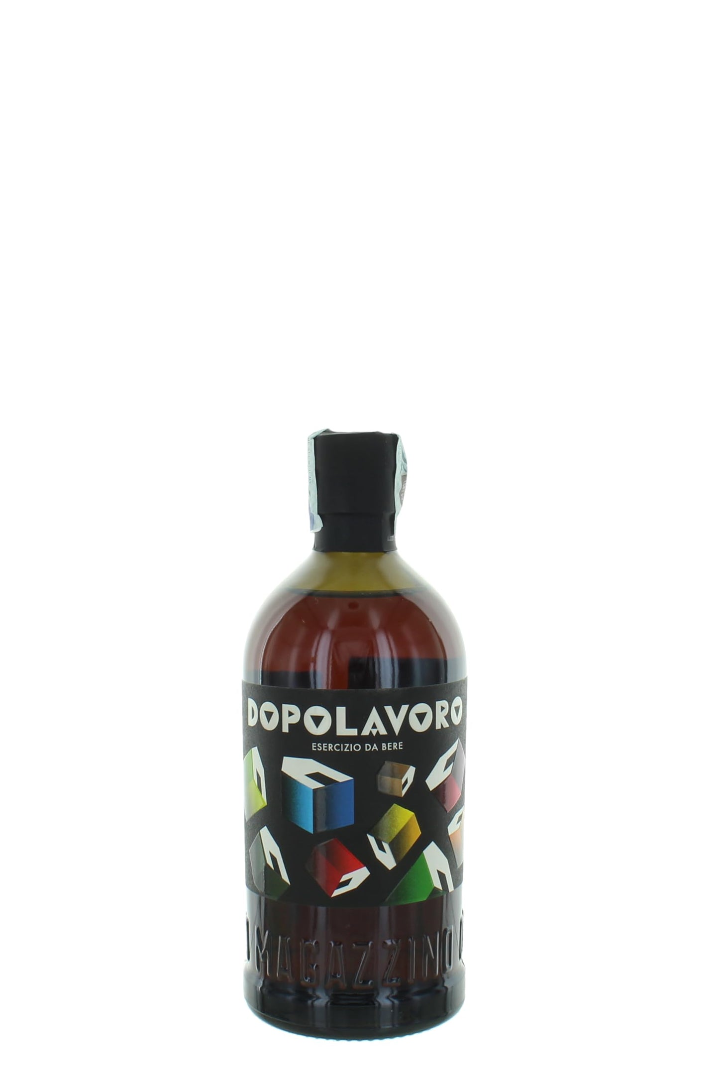 Dopolavoro, Amaro alle Erbe, 500 ml, Amaro con Note Agrumate e Speziate, Ideale Liscio o con Soda o Tonica, da Infusi di Estratti di Erbe e Scorze di Agrumi Calabresi, Idea Regalo, 18% Vol.
