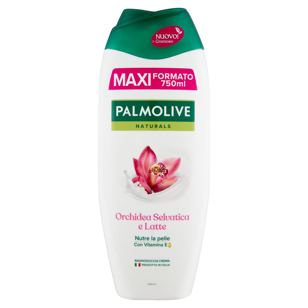 Palmolive Naturals Bagnodoccia Crema Orchieda Selvatica e Latte Idratante, 750 ml