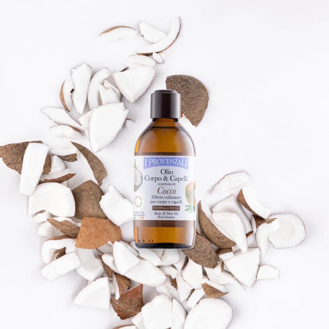 I Provenzali |Olio Corpo & Capelli al profumo di Cocco, 200 ml