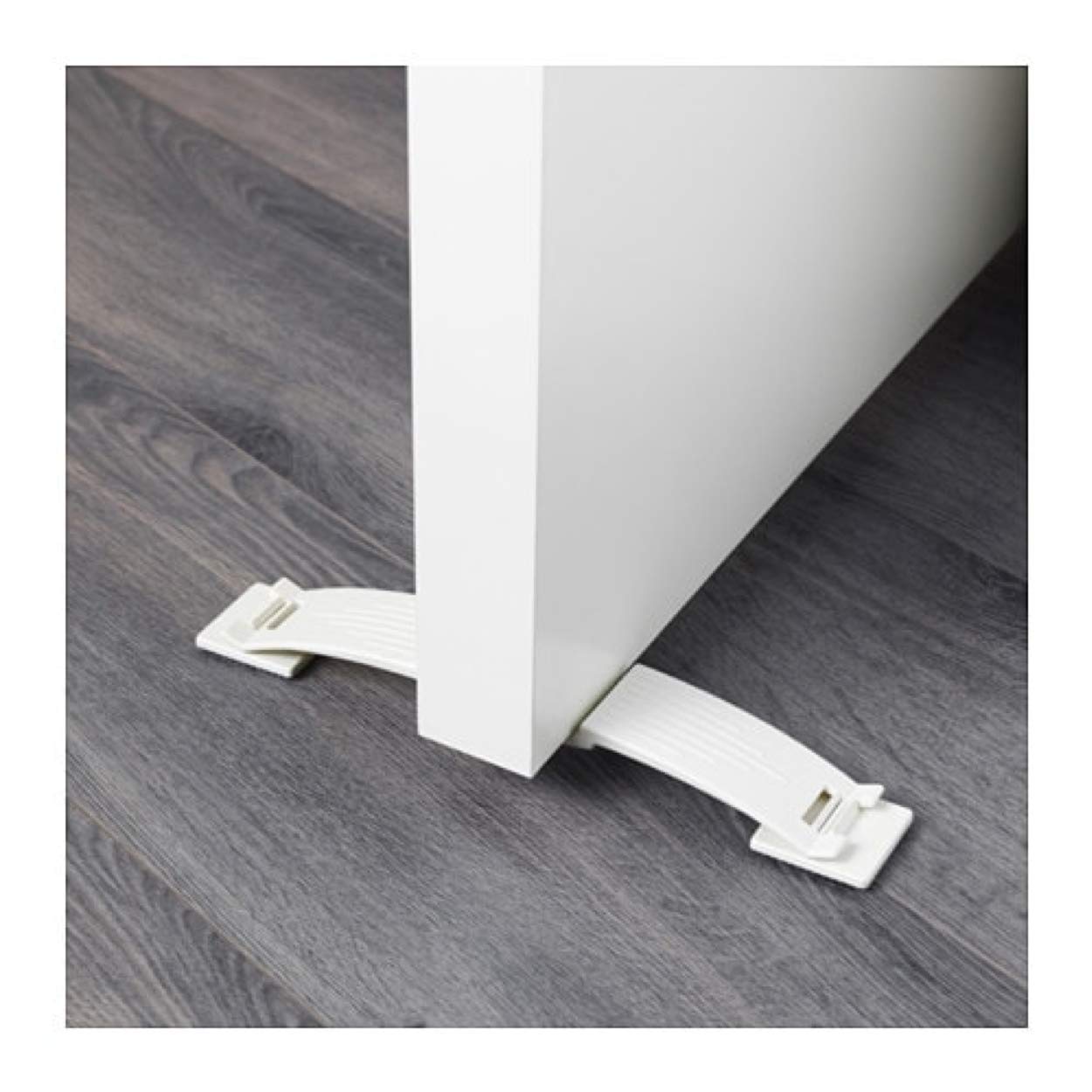 Ikea Patrull fermaporta bianco/2 pezzi 100.989.49
