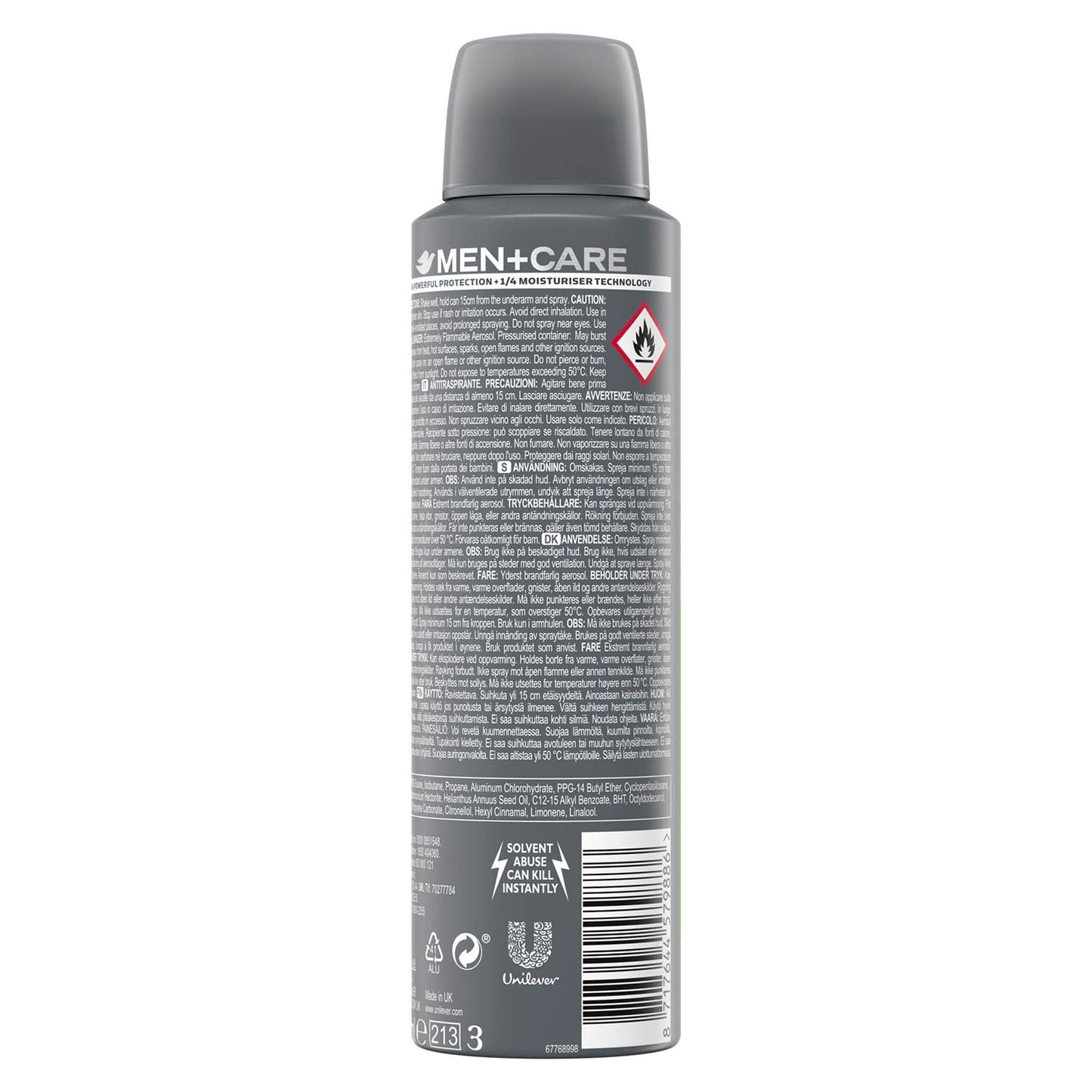 Dove Deodorante For Man Extra Fresh 150 ml Spray Uomo