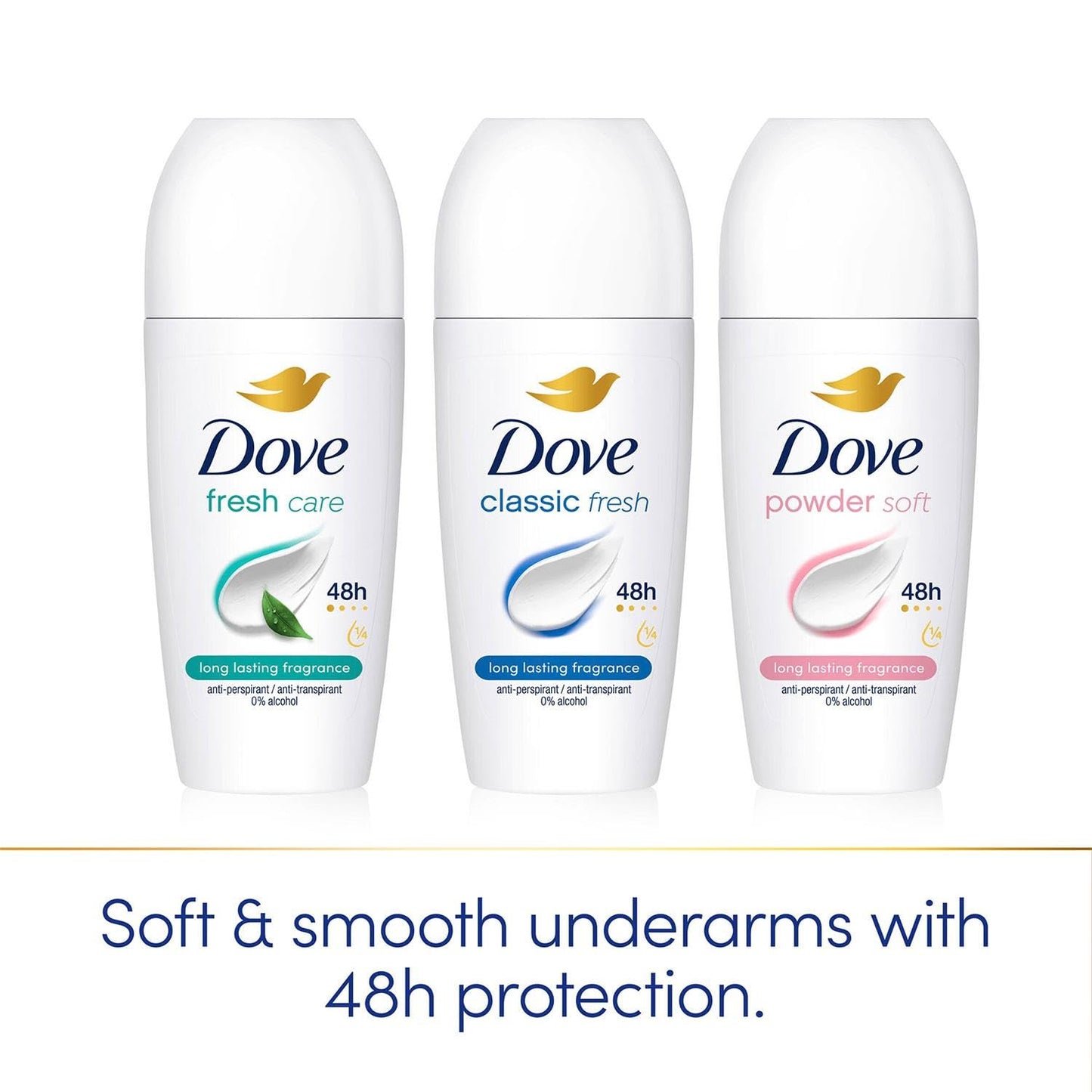 Dove Classic Deo Roller - 6 x 50 ml