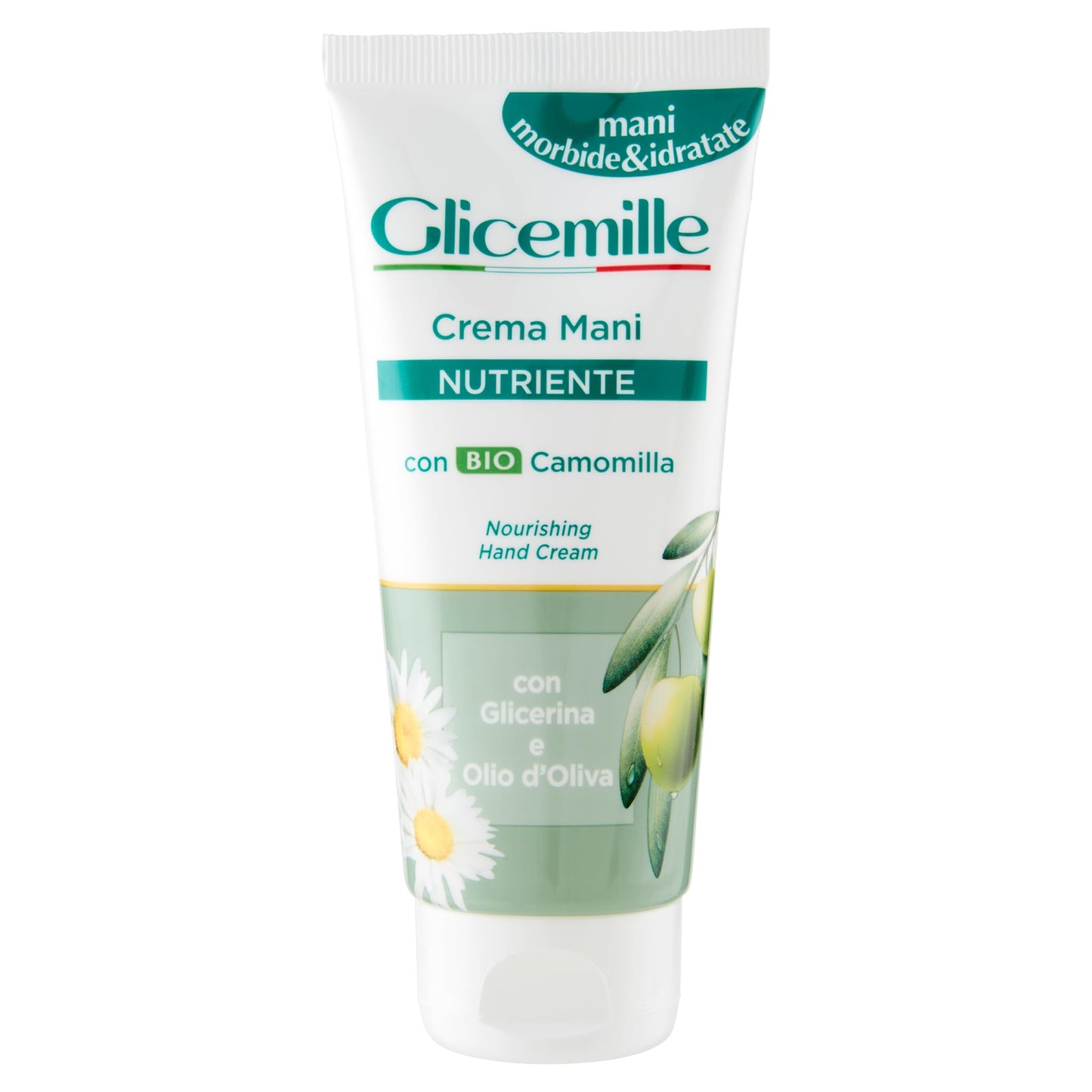 Glicemille Crema Mani Nutriente con Camomilla, Glicerina e Olio d'Oliva, 100 ml