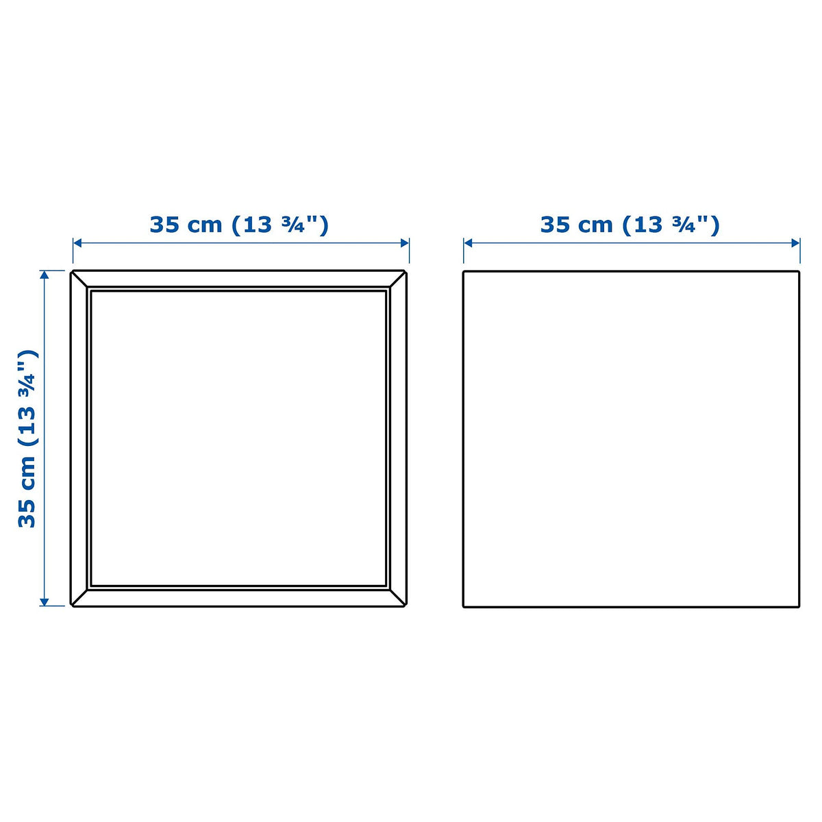 Ikea EKET - Armadietto pensile, 35 x 35 x 35 cm, bianco