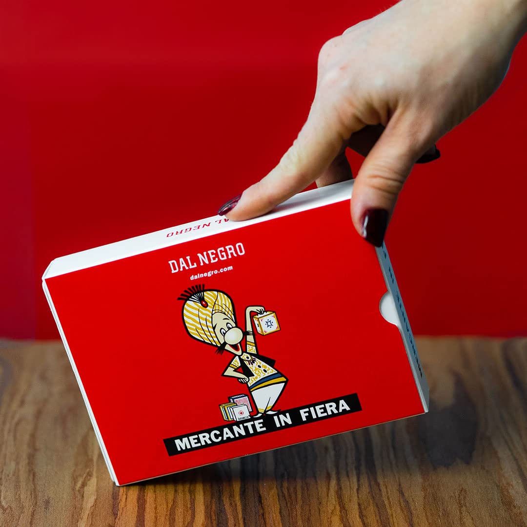 Dal Negro 90004 - Mercante in Fiera Astuccio Rosso, Carte da Gioco