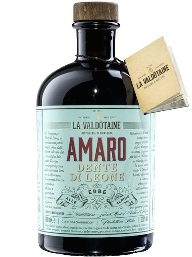 Amaro alle Erbe Alpine Dente di Leone La Valdôtaine 1 Lt