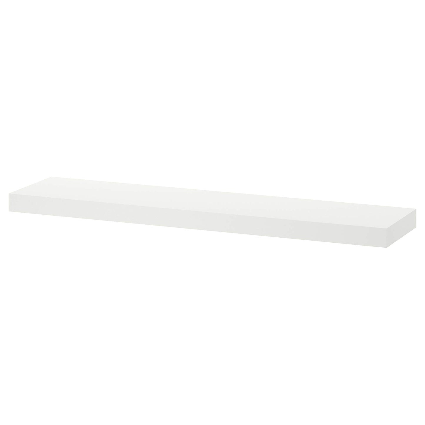 IKEA Mensola LACK bianco (26x110 cm) con hardware di montaggio nascosto.