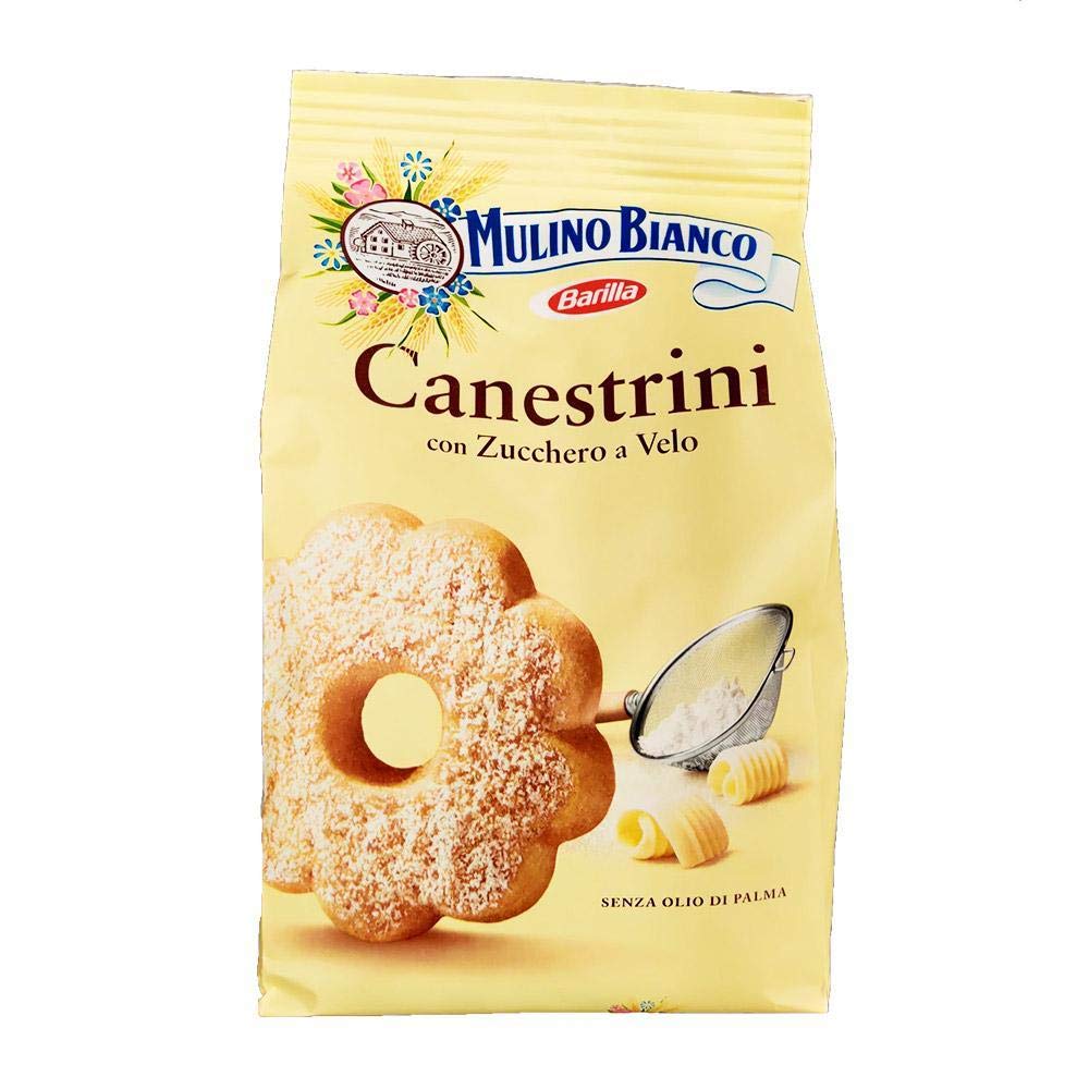 12 biscotti ricoperti di zucchero Mulino Bianco Canestrini 200 g