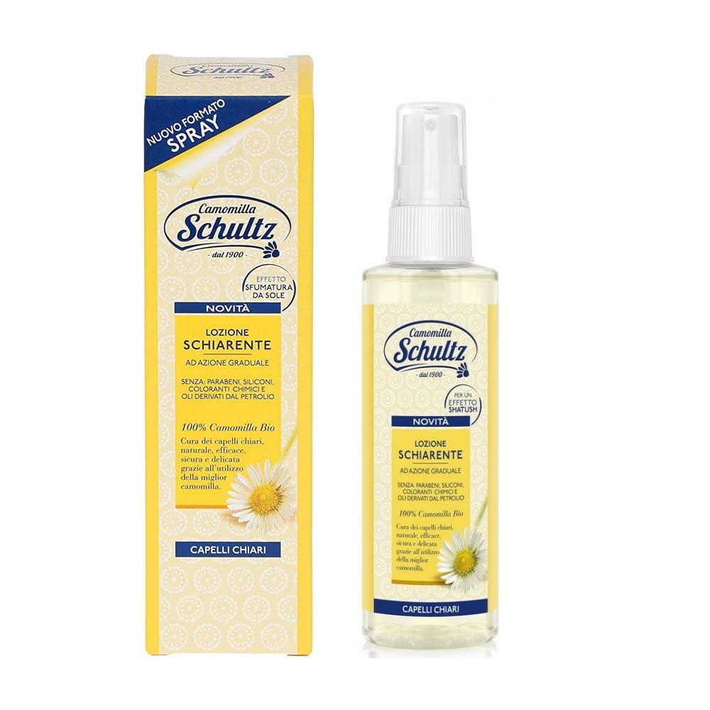 Schultz Lozione Schiarente Camomilla Spray 150ML Kit 3 Pezzi