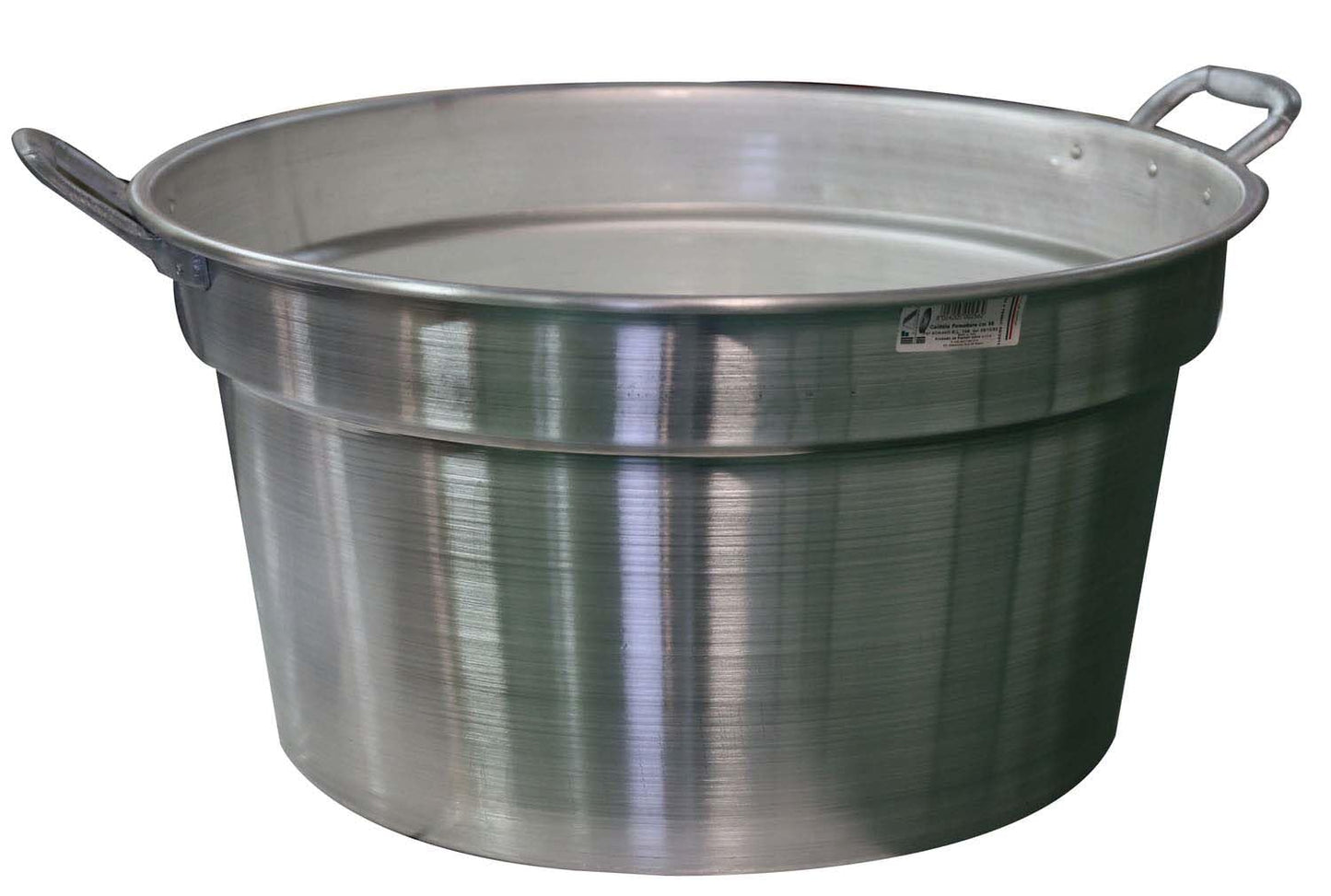 Pentola Caldaia In Alluminio Pesante 2 Manici Ø 32 Cm. - Spess. 1,2 - Lt. 7
