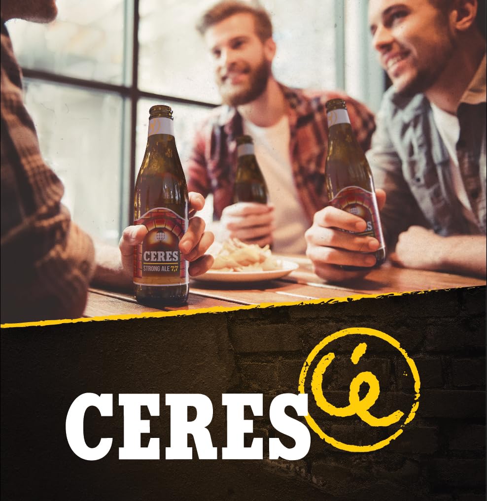 Ceres Strong Ale - 24 Lattine da 50 cl, Birra Bionda Doppio Malto con Riflessi Dorati, Gradazione Alcolica 7,7°C, Gusto Ricco ed Intenso con Sentori di Malto