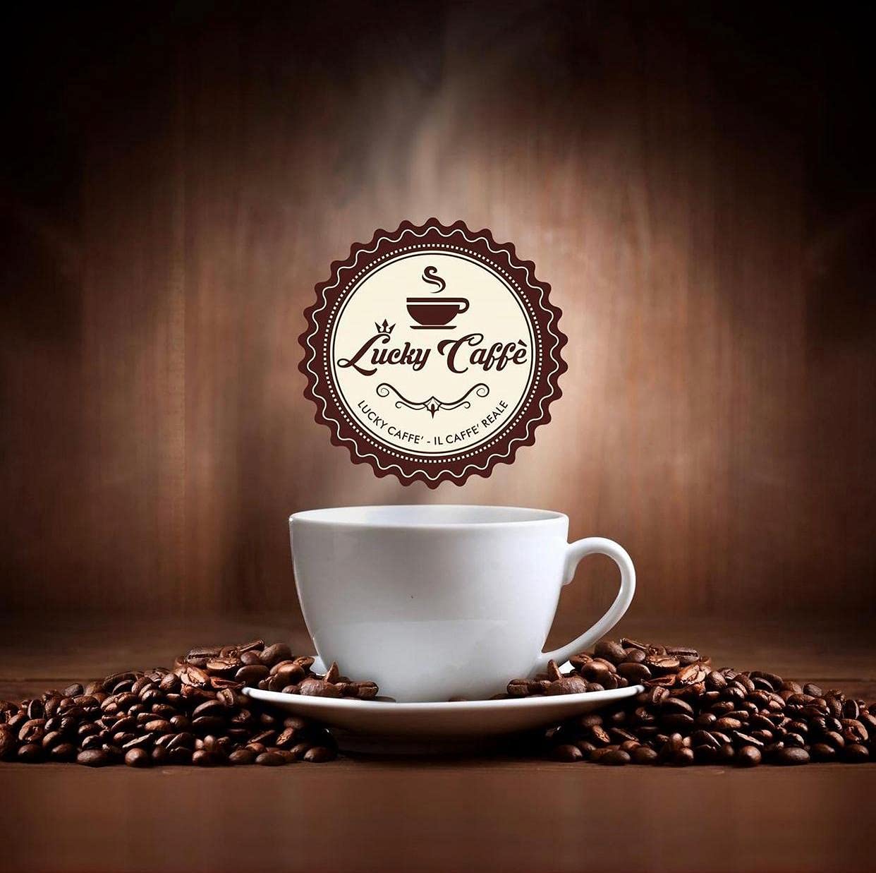 Pacco da 150 cialde Lucky Caffè -Il caffè Reale