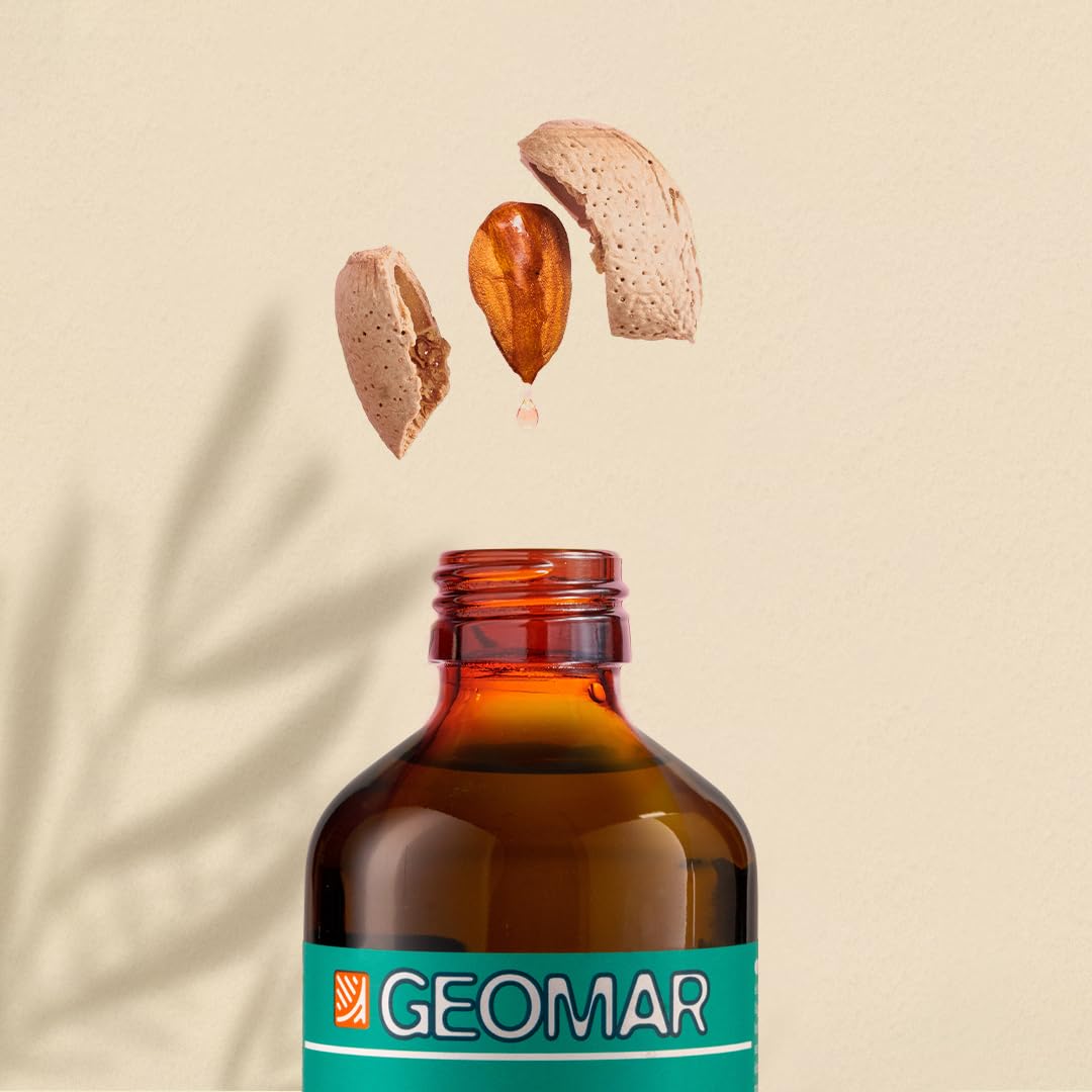 GEOMAR | Olio Puro di Mandorle Dolci, Nutriente ed Elasticizzante, 100% Naturale, Made in Italy, 250 ml
