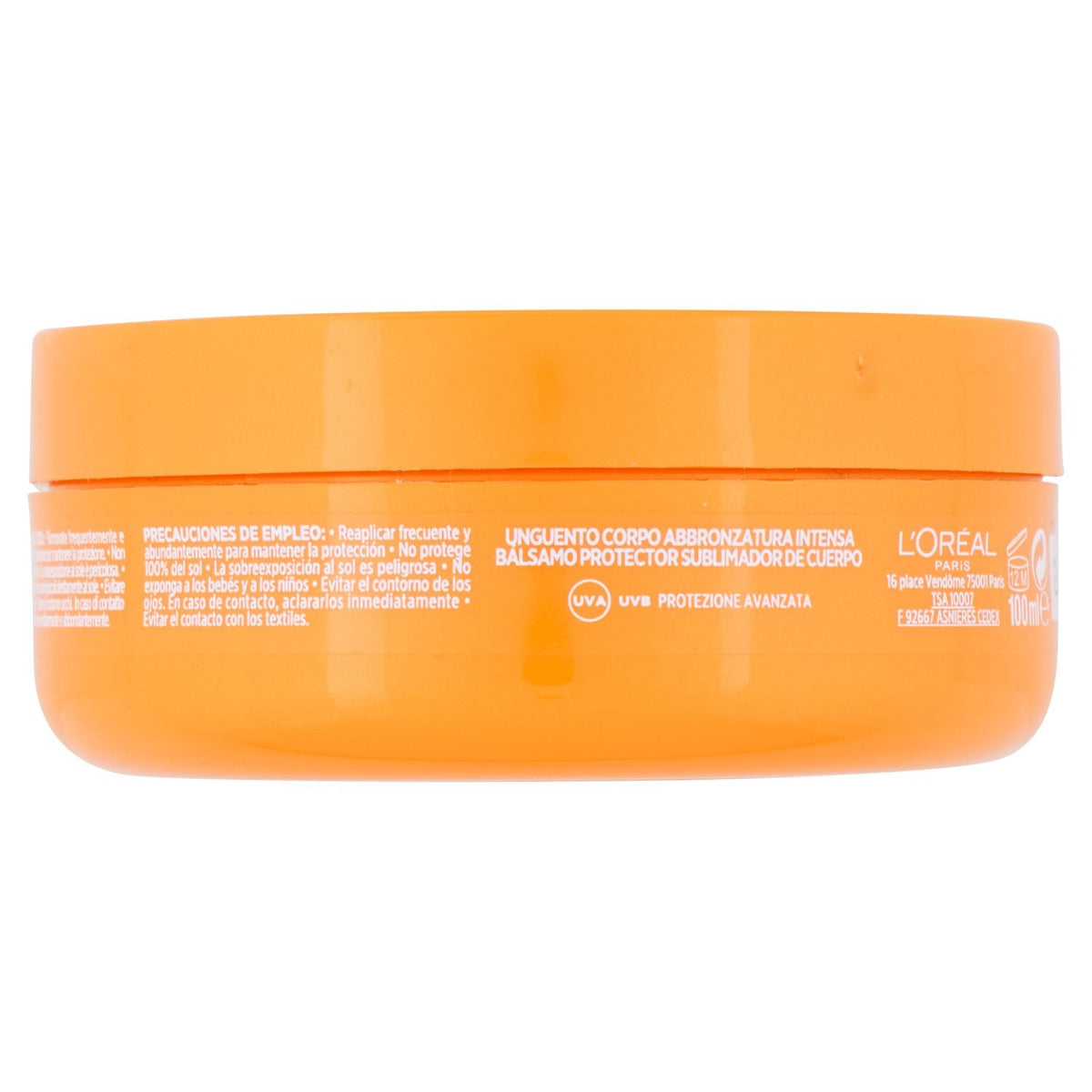 L'Oréal Paris Sublime Sun Protect & Sublime Protezione Solare, Unguento Corpo Abbronzatura Intensa IP 15, 100 ml