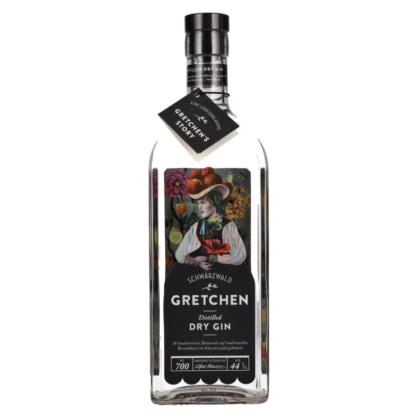 Gretchen Schwarzwald Distilled Dry Gin 44,00% 0,70 lt.