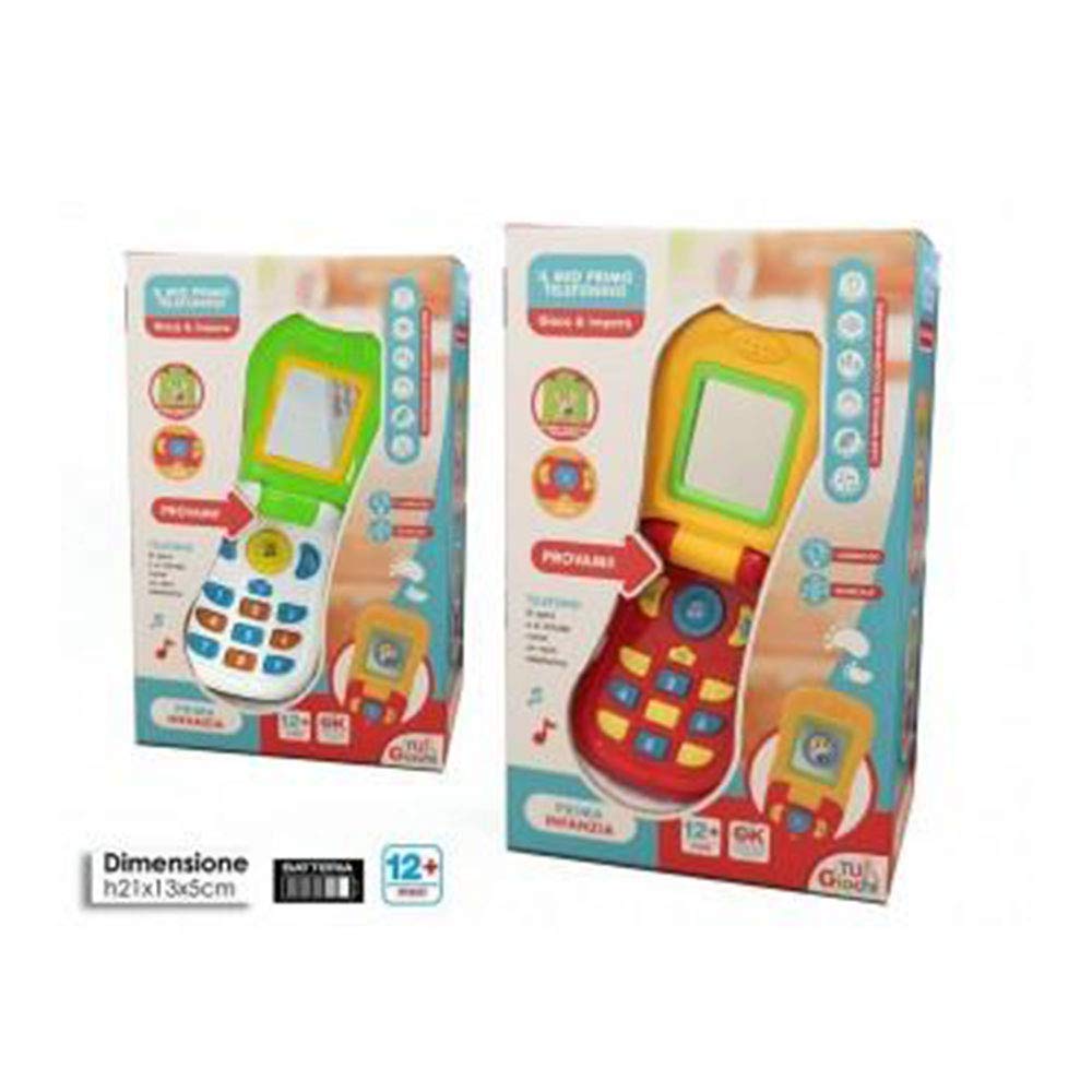 General trade il mio primo telefonino colorato bambini e neonati, con pulsanti luci e suoni