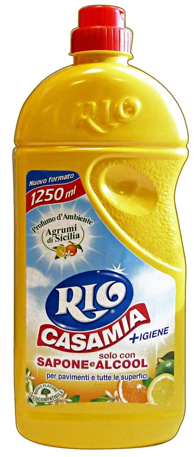 6 X Rio Casamia agrumi di sicilia pavimenti agrumi Detergente per pavimenti 1.250 ML