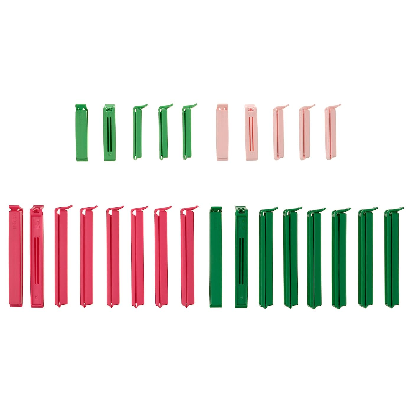 Ikea BEVARA - Clip di chiusura per sacchetti salvafreschezza, riutilizzabili, per alimenti, chiusura ermetica, ideali per cucina e casa