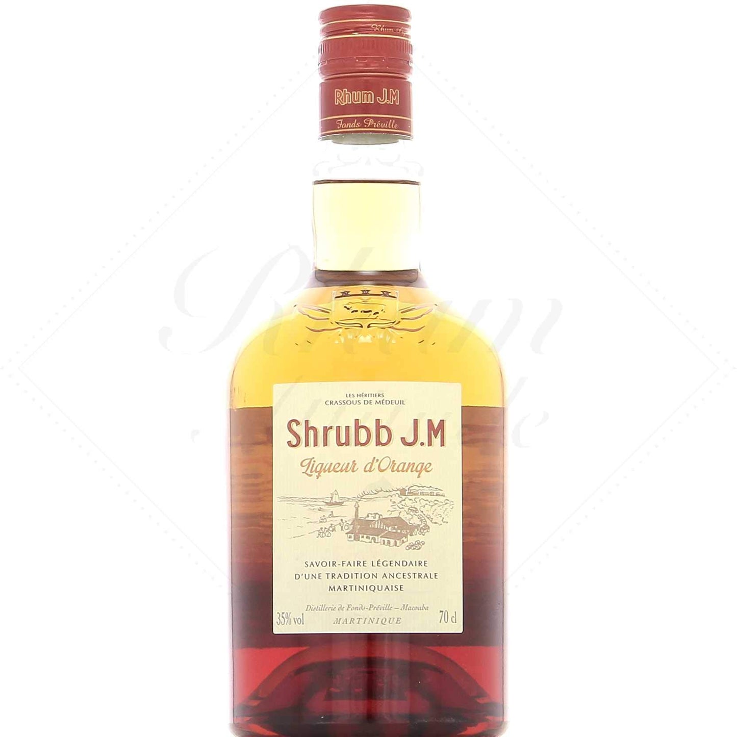 J.M. DISTILLERY - CREOLE SHRUBB J.M. LIQUORE D'ARANCE E RHUM VOL.35% CL.70