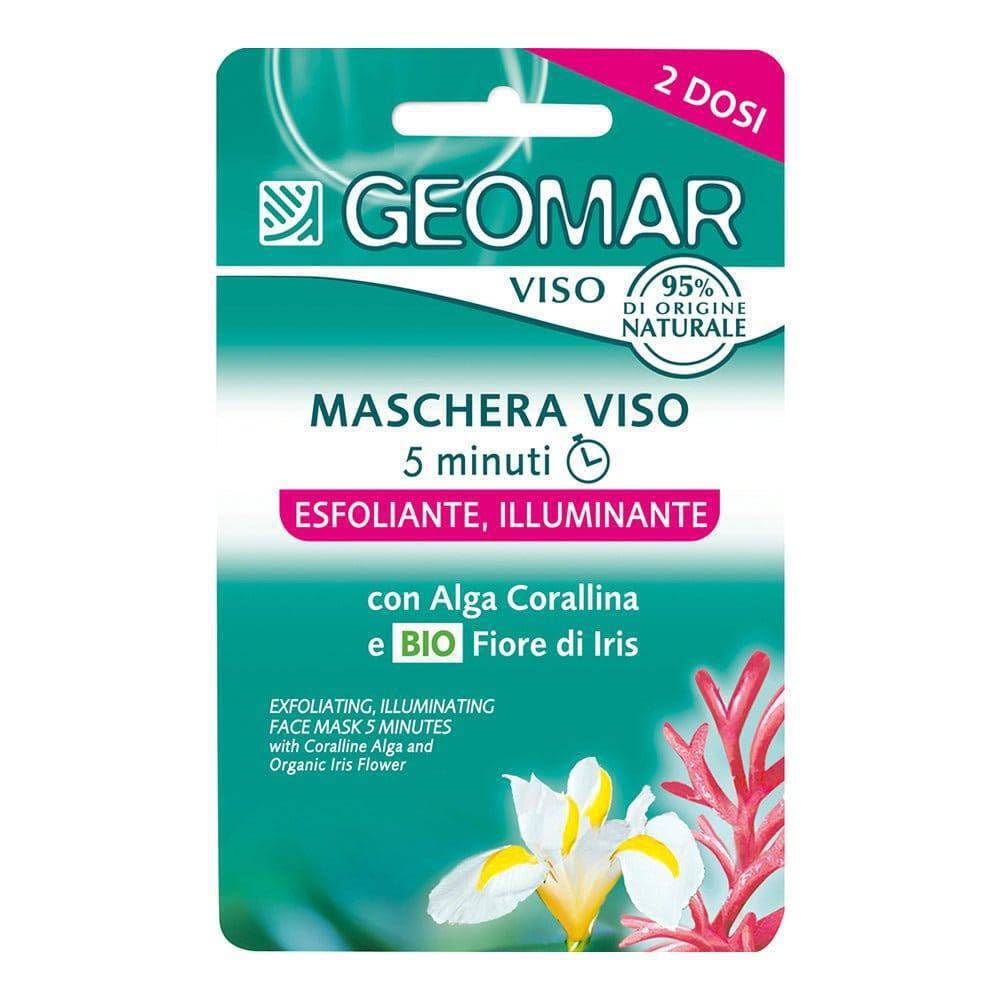 Geomar Maschera Viso Esfoliante Illuminante, 2 x 7.5ml