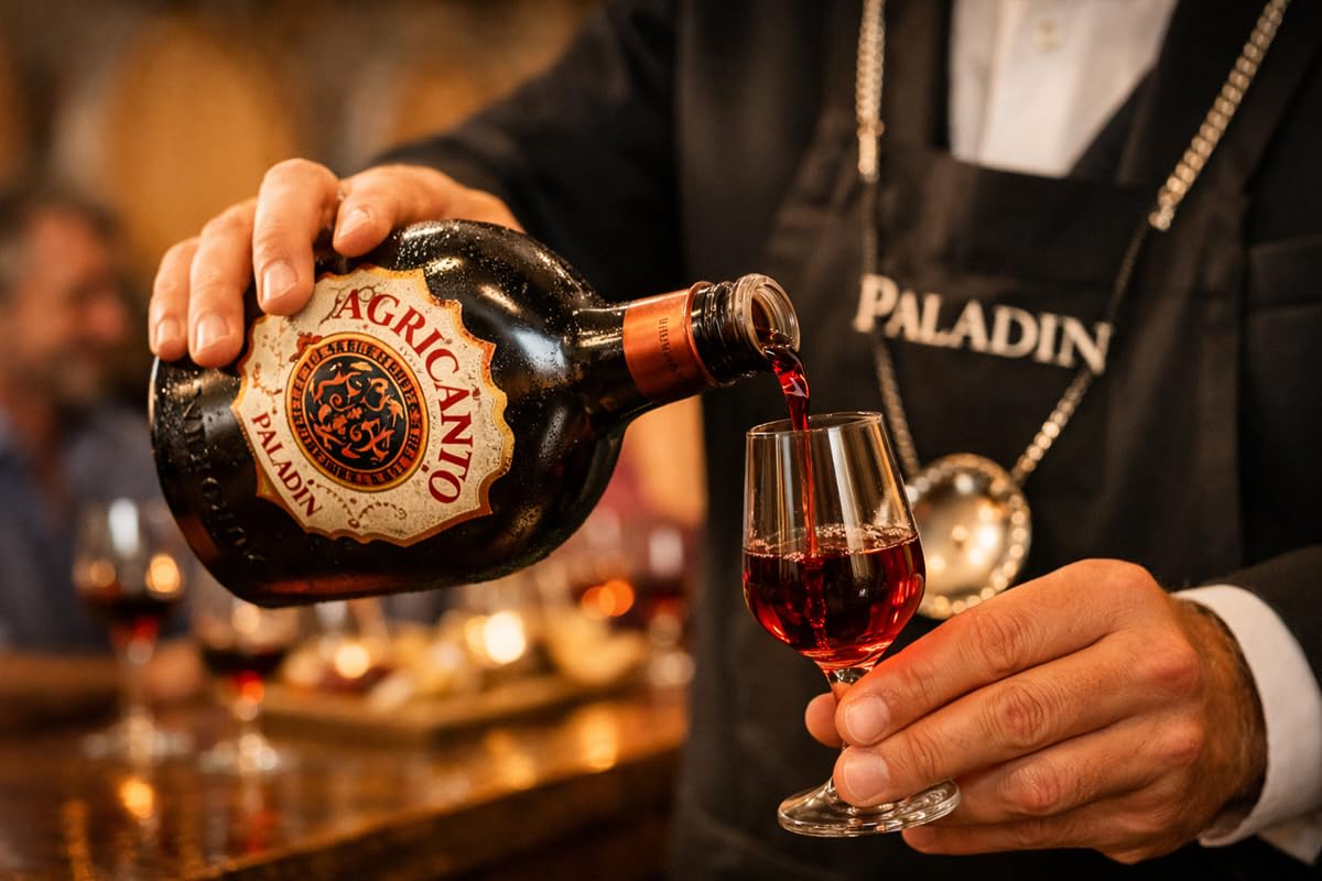 CG94 - Agricanto Paladin – Liquore a Base di Vino Raboso – 12 Bottiglie da 700 ml – Aromi di Ciliegia e Mandorla | Confezione Global Dream