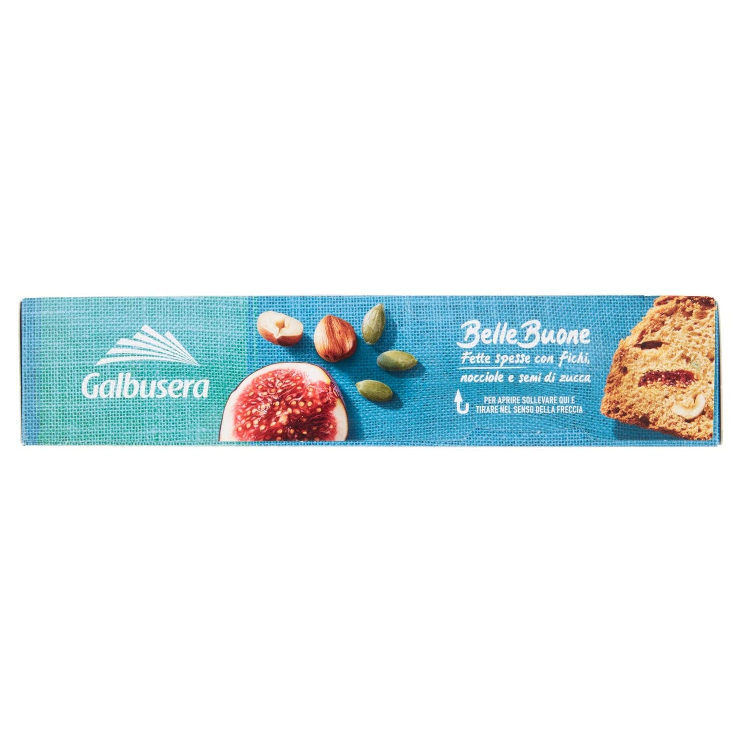 Galbusera Fette Biscottate Colazione Fichi e Nocciole Bellebuone, 200g