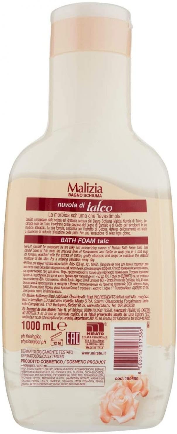 Bagnoschiuma Talco 1Lt