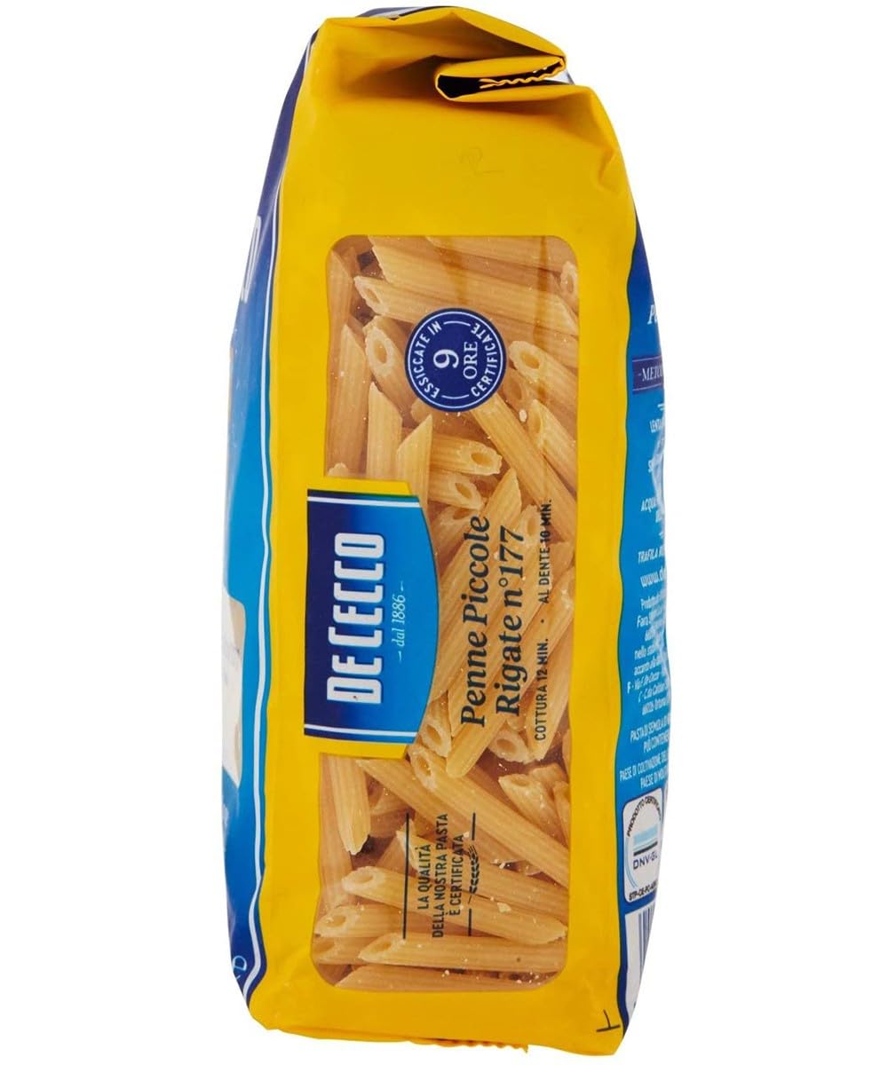 10 x Cecco Penne Piccole Rigate No. 177 Italian Pasta 500g