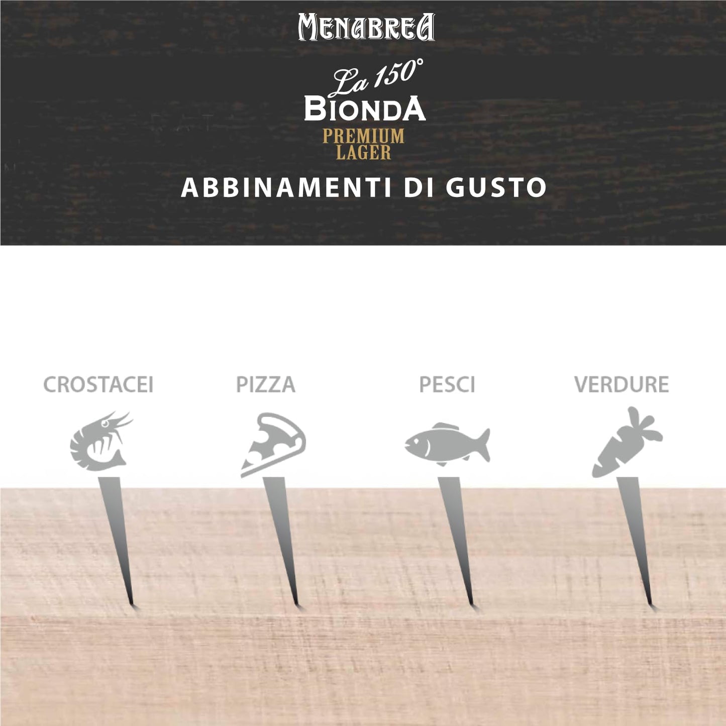 MENABREA - La 150 - Birra Bionda - Cartone Da 24 Bottiglie - 330 ml