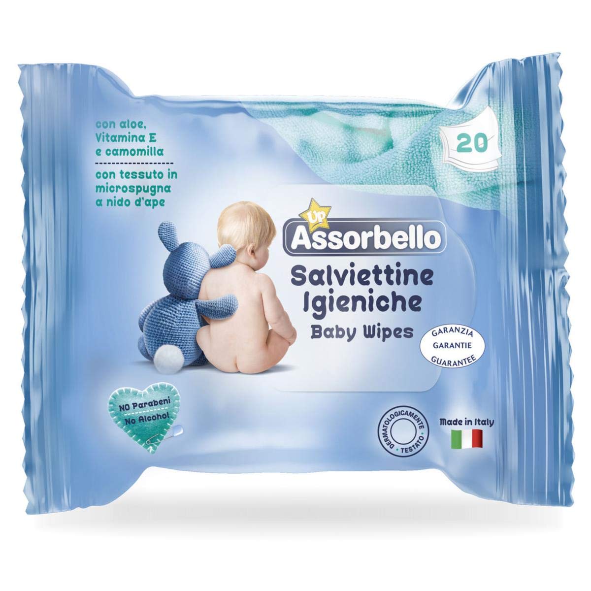 ASSORBELLO Salviettine Igeniche 20pz