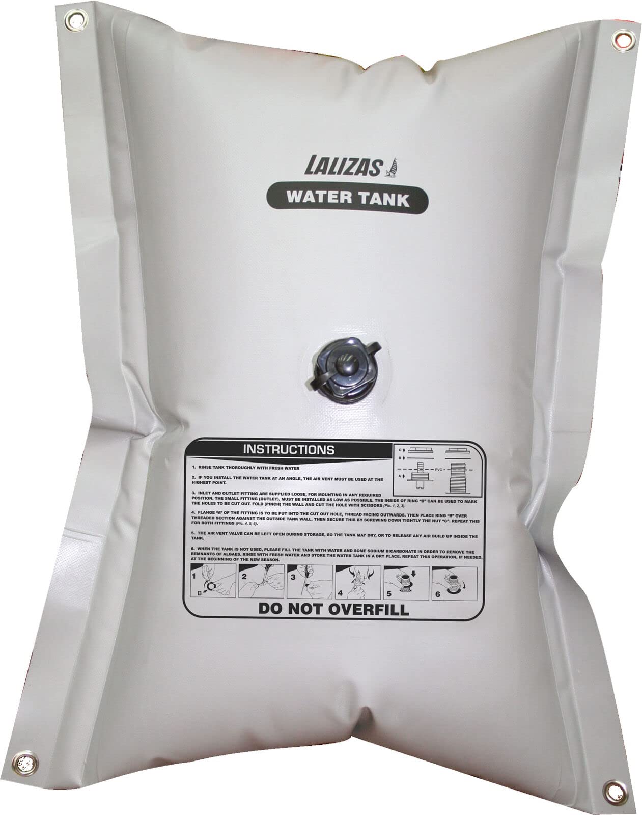 NuovaRade - Serbatoi flessibili per acqua, 150 l, colore: Grigio