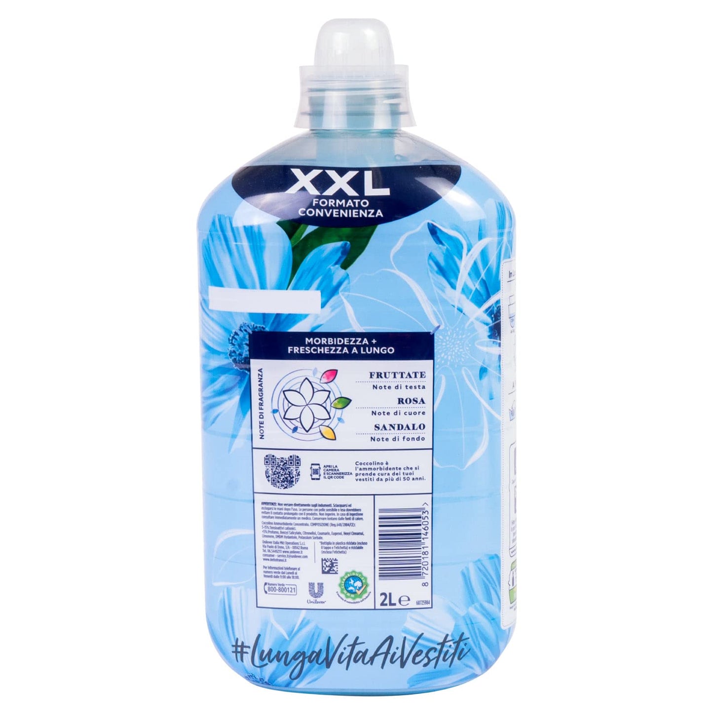 3x Coccolino Aria di Primavera Ammorbidente Concentrato - 3 Flaconi da 2 litri ognuno