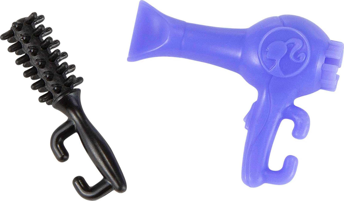 Barbie Bambola Parrucchiera con Capelli Viola e Tanti Accessori, Giocattolo per Bambini 3+Anni, GTW36