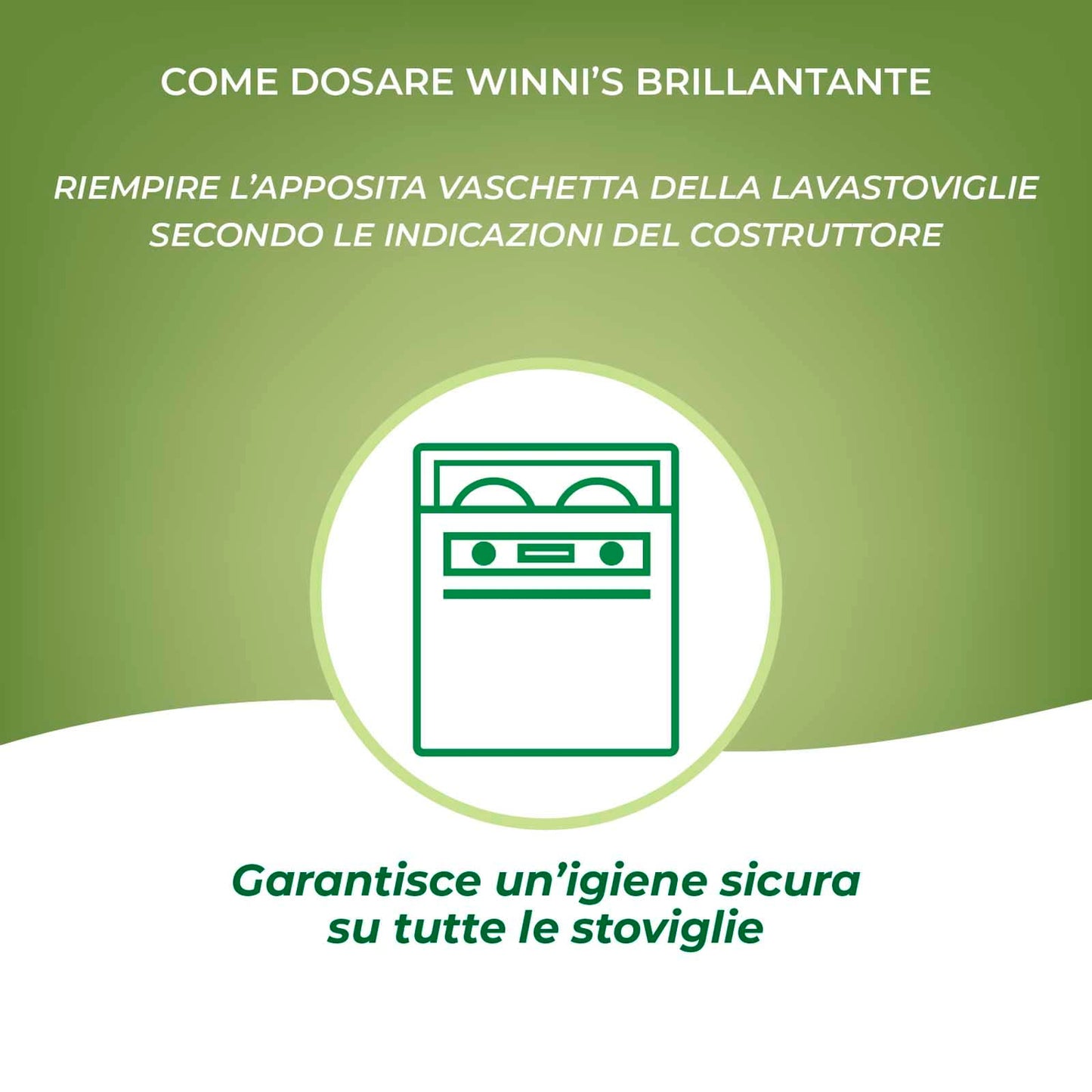 Winni's Naturel Brillantante per Lavastoviglie con Aceto Naturale Bio Ipoallergenico Materie Prime Origine Vegetale Completamente Biodegradabili - 4 Flaconi da 250ml