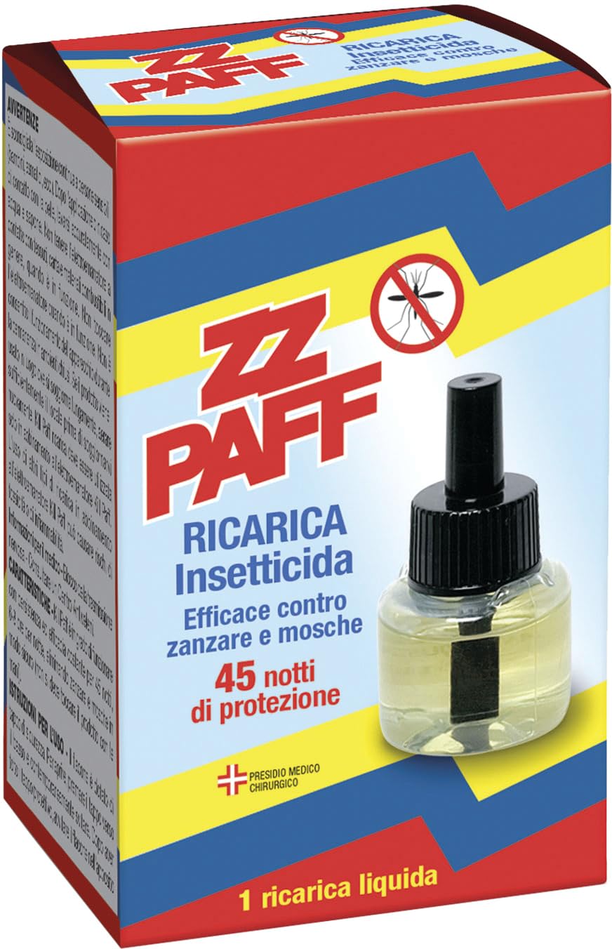 Zz Paff Elettroemanatore Ricarica Liquida 45 Notti, 1pz