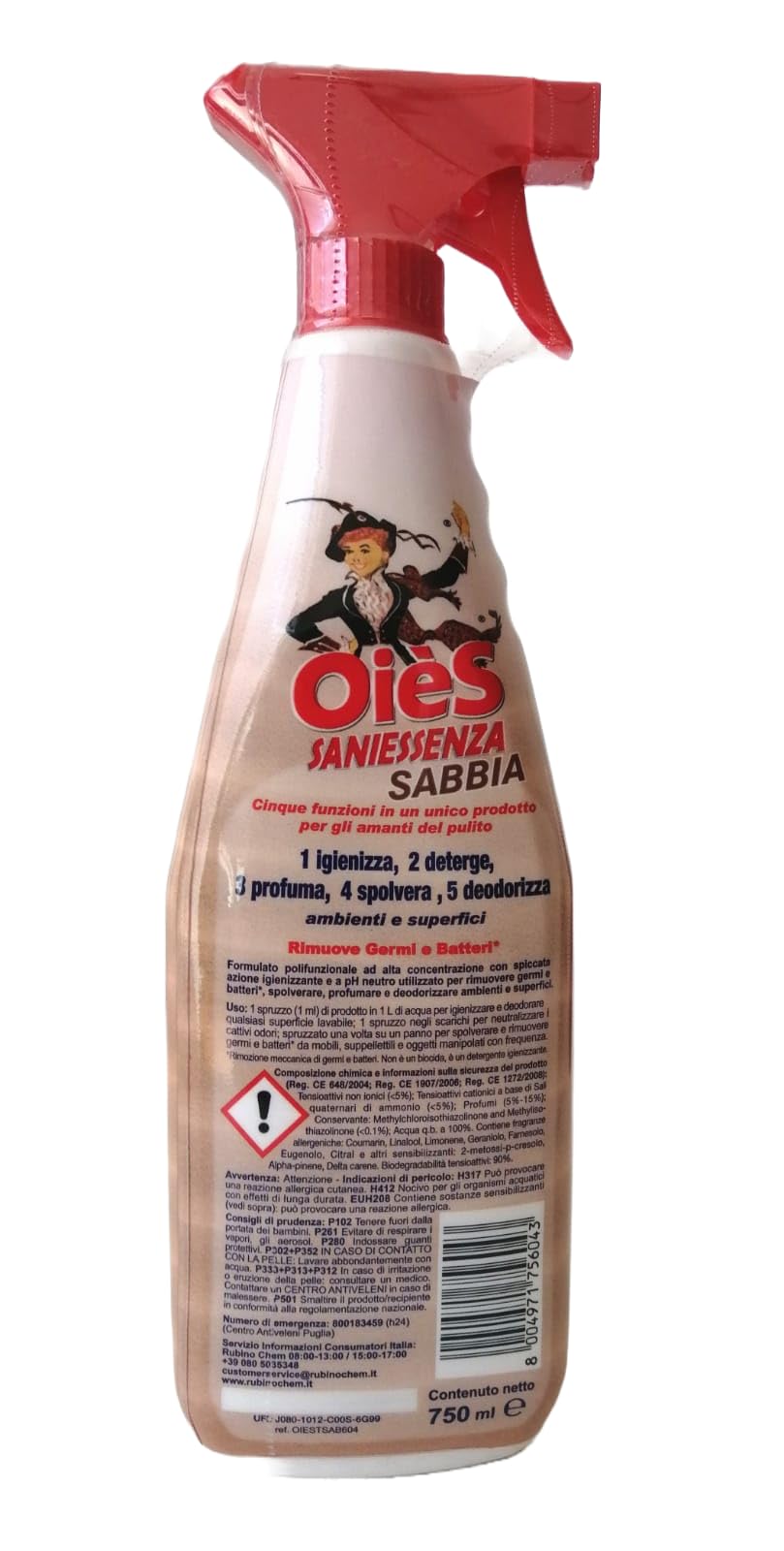 Oiès Saniessenza Sabbia, 750 ml