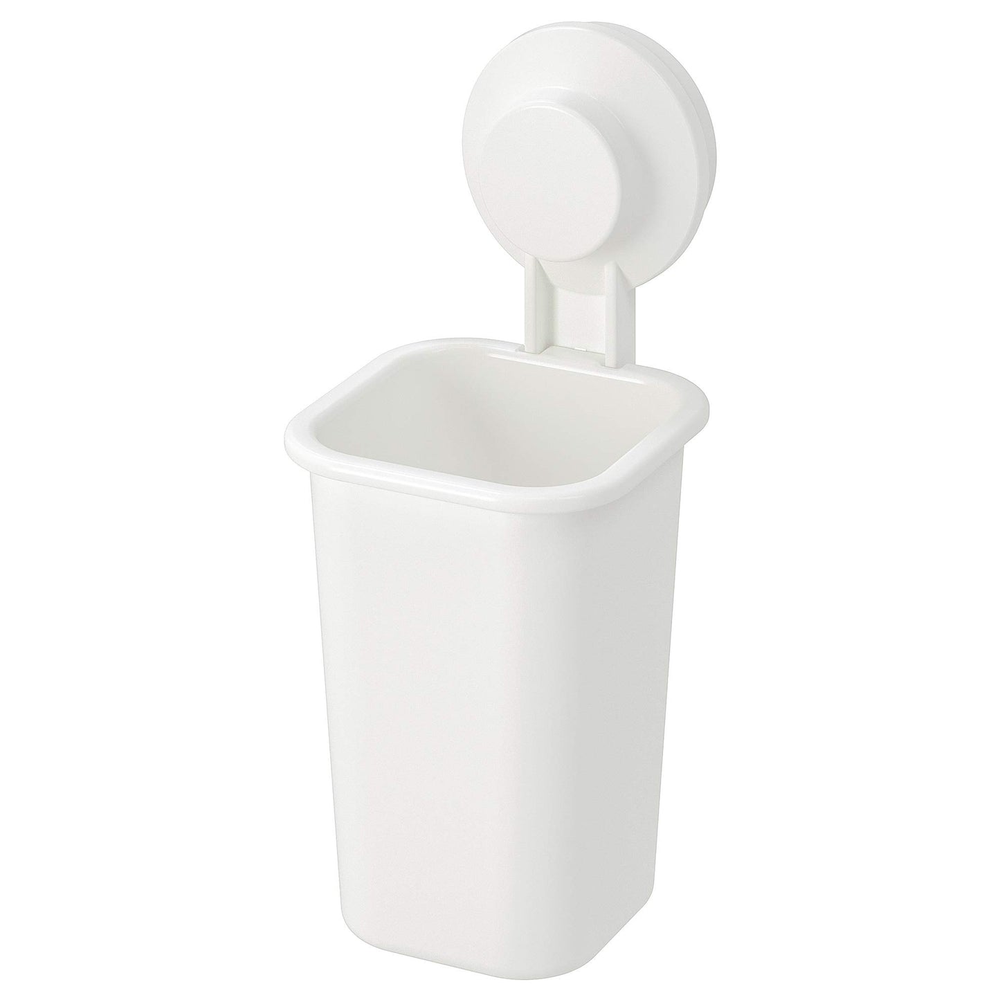 Ikea Portaspazzolino TISKEN con ventosa, bianco